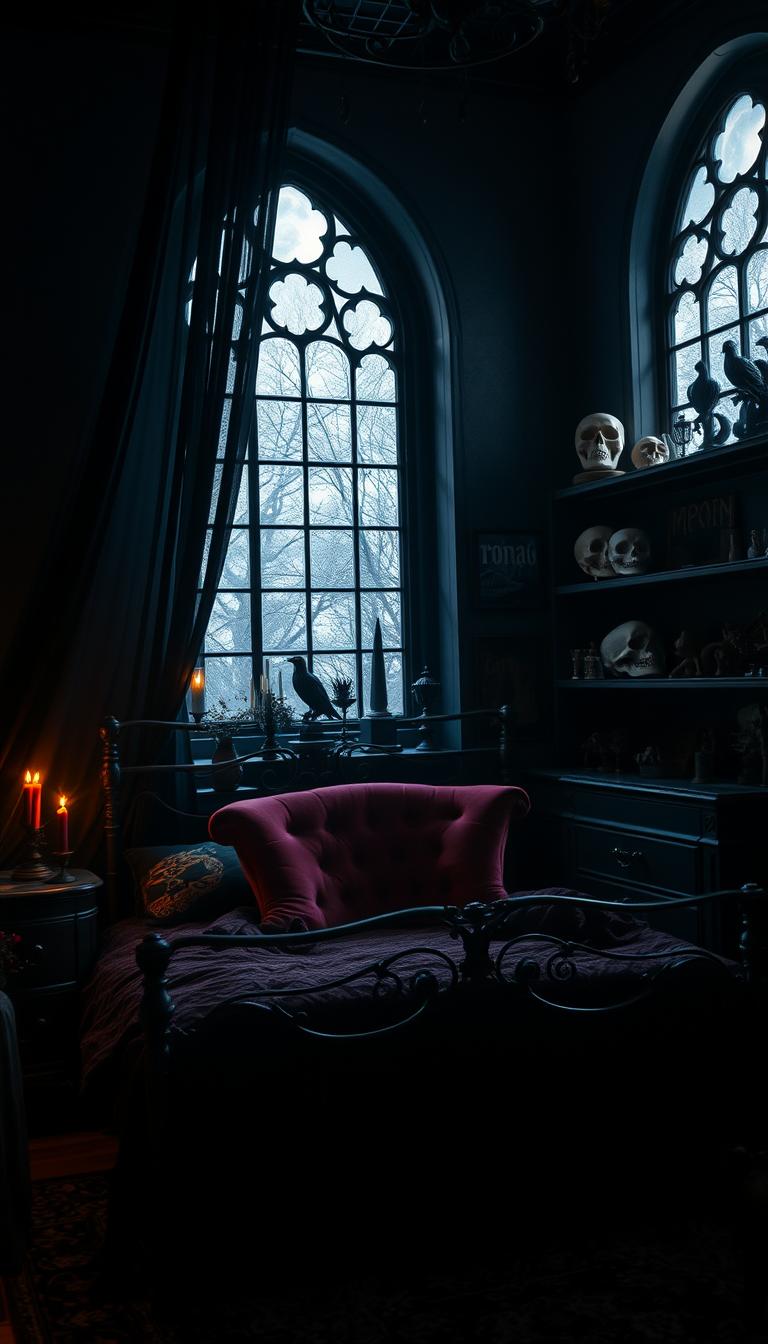 20 Goth Bedroom Decor Ideas