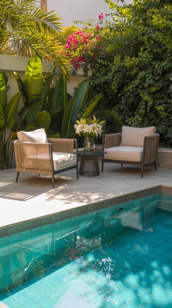 Backyard pool patio designs