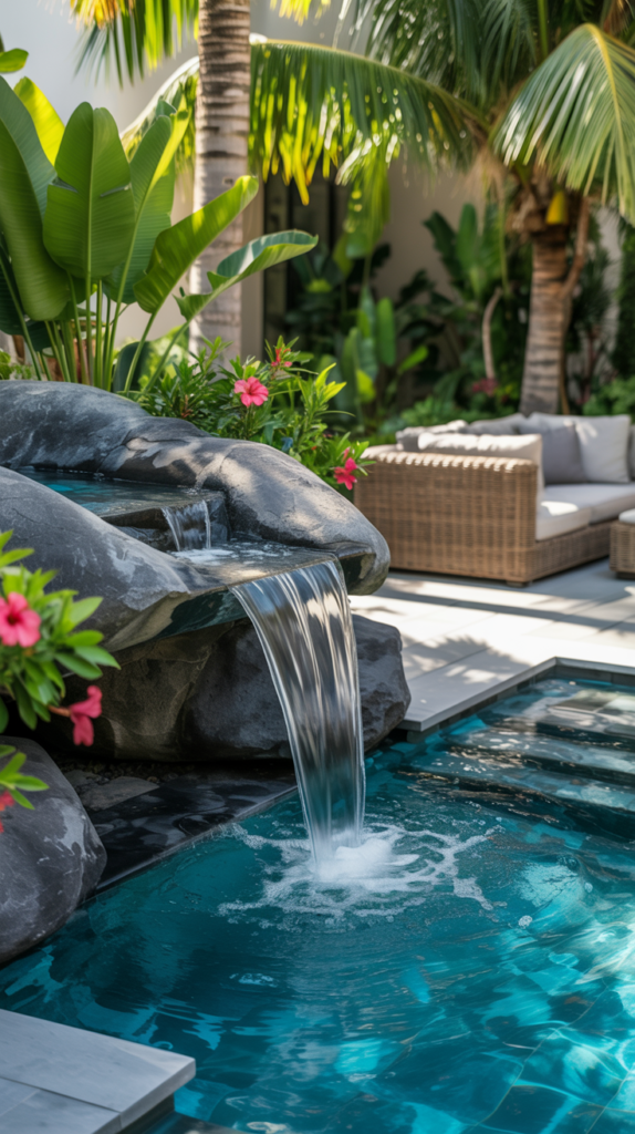 Incorporating water features for patio enhancement
