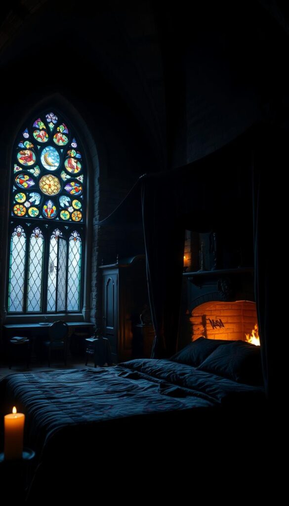 Gothic bedroom design Gothic bedroom design