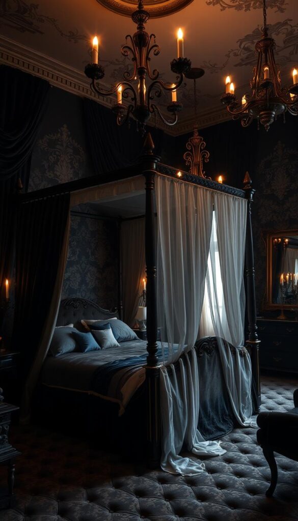 Romantic Goth Aesthetic interior design Romantic Goth Aesthetic interior design