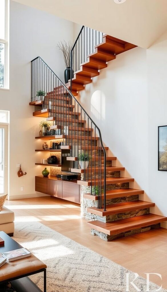 creative ways to integrate stairs in living room creative ways to integrate stairs in living room