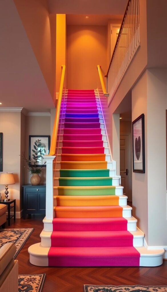 integration of color schemes with stairs integration of color schemes with stairs