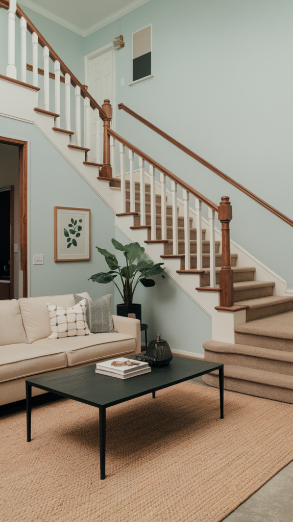 staircase design ideas for living room