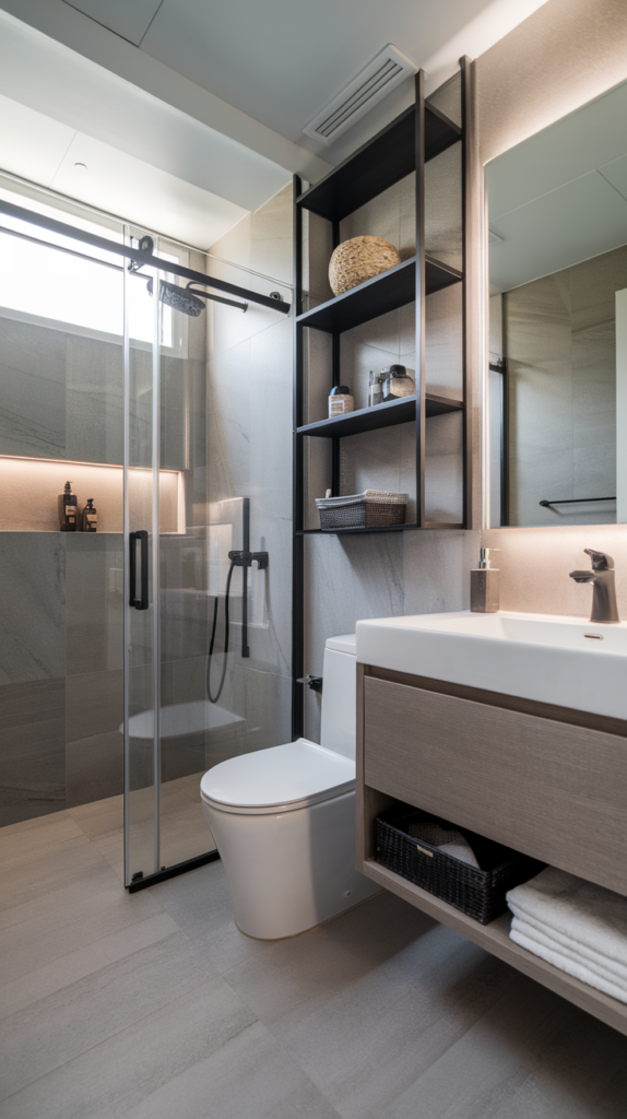 small bathroom storage solutions