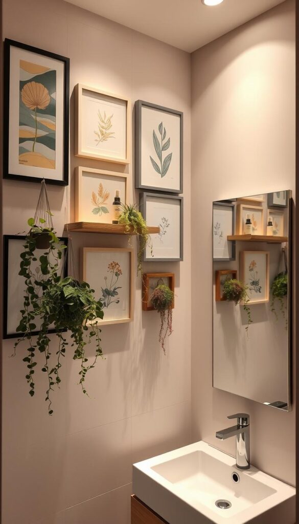 wall decor ideas for small bathrooms wall decor ideas for small bathrooms